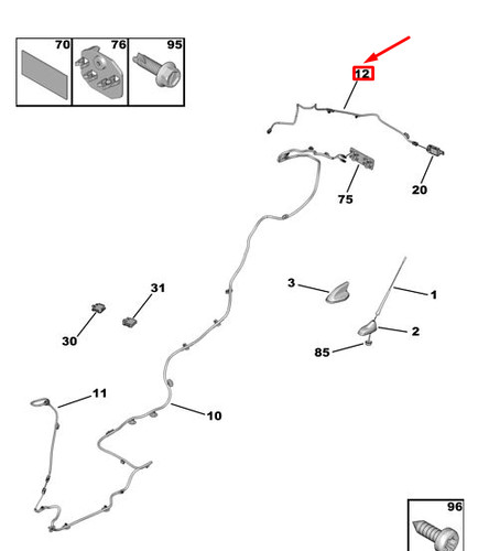 Faisceau câbles antenne - câbles, d'antenne