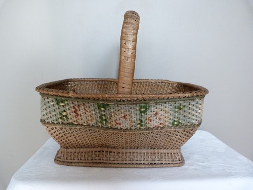 Ancien panier pique nique