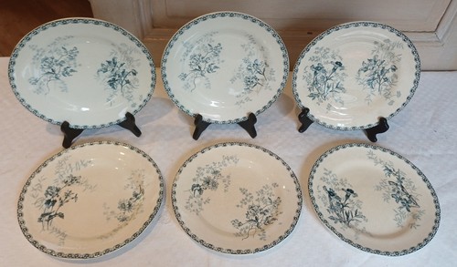 Anciennes assiettes à - 6,
