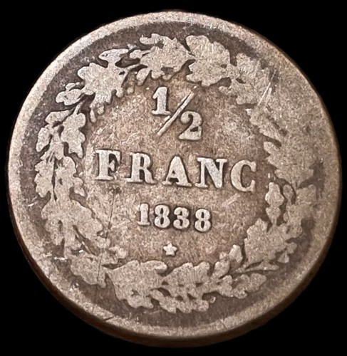 Franc 1888 - 1/2,