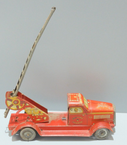 Ancien camion pompier - -ancien,