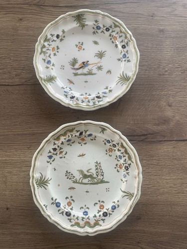 Ancienne paires assiettes en - d'assiettes,
