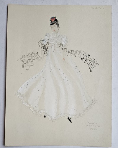Dessin original signé 1936 - original,