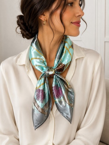 Foulard carré femme - , neuf