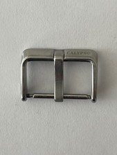 BOUCLE CHROMEE CALYPSO POUR BRACELET MONTRE LARGEUR 21 MM