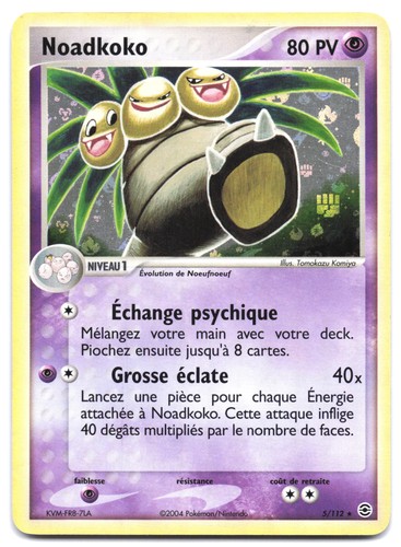 Carte pokémon noadkoko - noadkoko, 5/112