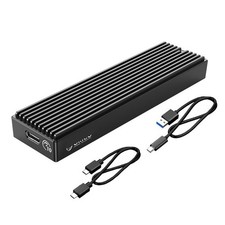 USB 3.1 M. 2 SSD NVMe Boîtier pour Disque Dur w/ A à C & C à C de Câbles - M