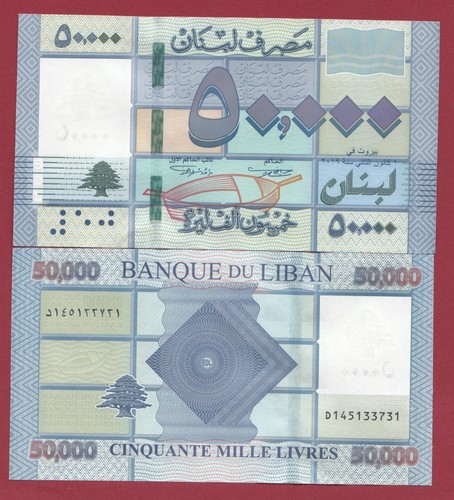 Liban 50000 livres 2019 - ,