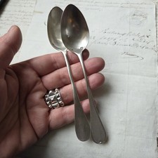 2 Cuillères Argent Minerve