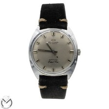 Montre ELOGA Eden Roc Vintage Remontage Manuel FHF 96 Acier Homme 258vv24