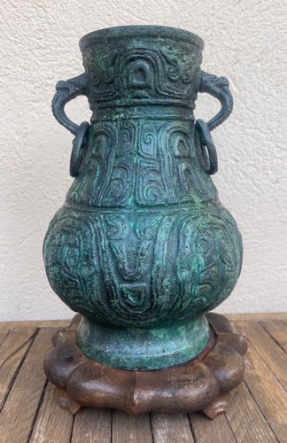 Vasu chine bronze - hu,