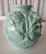 ancien vase globe opaline