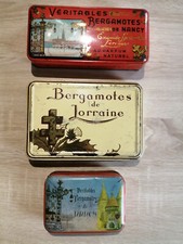 lot de 3 boites en fer