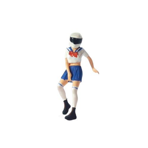 Figurine motard aux - figurine, de