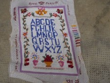 CANEVAS FINI ABECEDAIRE 