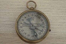 VERITABLE ANCIENNE BOUSSOLE W GERMANY EN METAL TRES BON ETAT