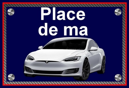 Plaque place ma tesla - de,