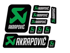 Kit 10 Autocollants AKRAPOVIC