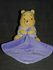 ?Doudou Winnie Mouchoir Mauve Pooh DISNEY BABY NICOTOY Luminescent Lune Verte