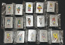 Lot de 15 pièces Zippo KACHINA, inutilisées, argentées