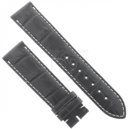 Longines cuir alligator noir - d'alligator,