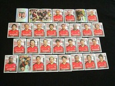 STADE TOULOUSAIN TOULOUSE  Equipe team Complete panini RUGBY 2010 TOP 14 