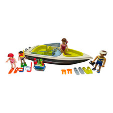 sympa Vedette familiale 4862   playmobil (  vacance , bateau , mer  ) 2737