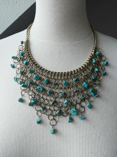 Collier amérindien ancien - collier,
