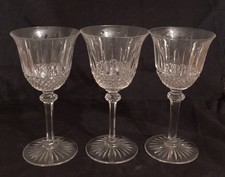 3 Verres Saint Louis Tommy 14 Cm