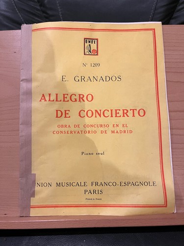 Granados allegro concert - de,