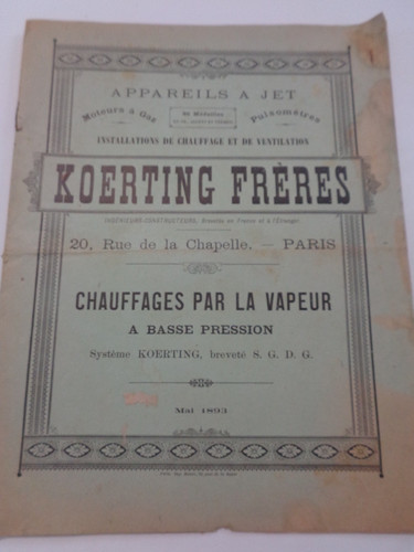 1893 catalogue chauffage - 💥1893,