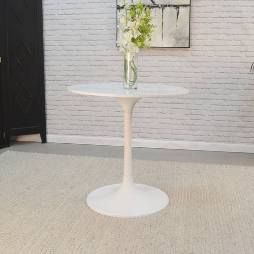 Enzo white marble - 30"w,