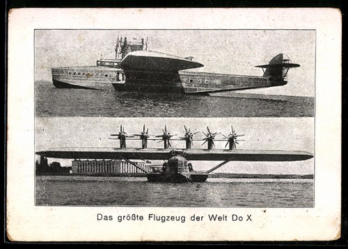 Carte postale dornier x - postale, do