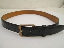- AUTHENTIQUE  ceinture A. TESTONI cuir  TBEG  vintage  à saisir