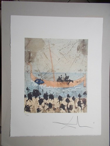 Lithographie salvador dali - , "