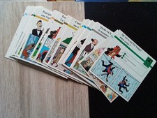 62 FICHES ATLAS TINTIN HERGE MOULINSART CASTERMAN