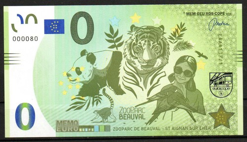 Billet memo euro zoo - zoo, de