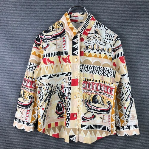 Chemise courte imprimée