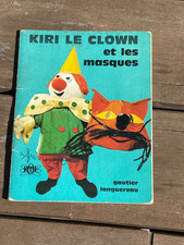 Mini livre KIRI LE CLOWN ET LES MASQUES série TV enfants ORTF 1969