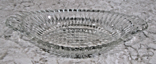 Oval shaped glass - shaped, dish
