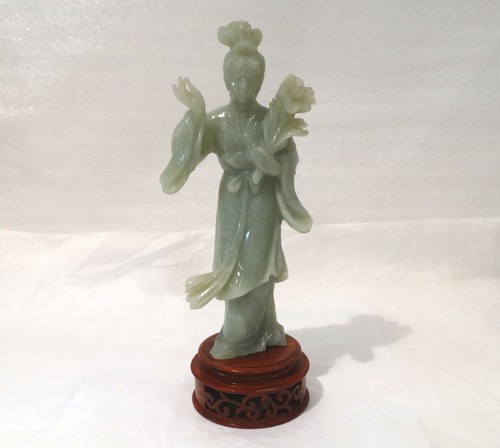 Chine statuette jade vert - chine.,