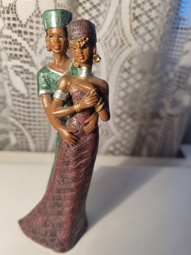 Figurine couple africain s - figurine,