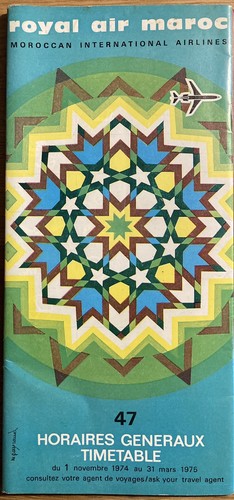 Royal air maroc timetable - maroc,