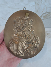 médaillon ancien en bronze
