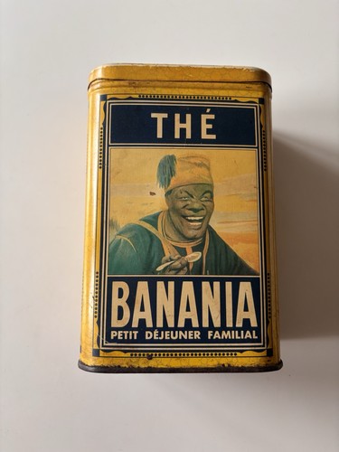 Banania boîte publicitaire - banania,