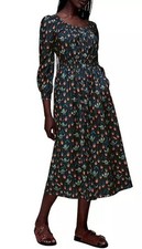 WHISTLES Robe Midi En Popeline