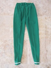 Pantalon sport vert années 70 ancien collection acrylique 4 L