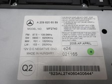 Autoradio origine mercedes - autoradio, d'origine