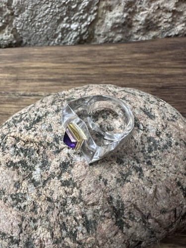 Bague baccarat vintage - baccarat, cristal