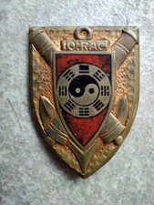médaille militaire insigne 10° RAC régiment artillerie colonial, AFN indochine